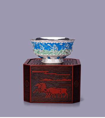 榮朝集團(tuán) 可汗碗擺件 內(nèi)蒙特色工藝品裝飾品 文化創(chuàng)意產(chǎn)品 *商務(wù)禮品
